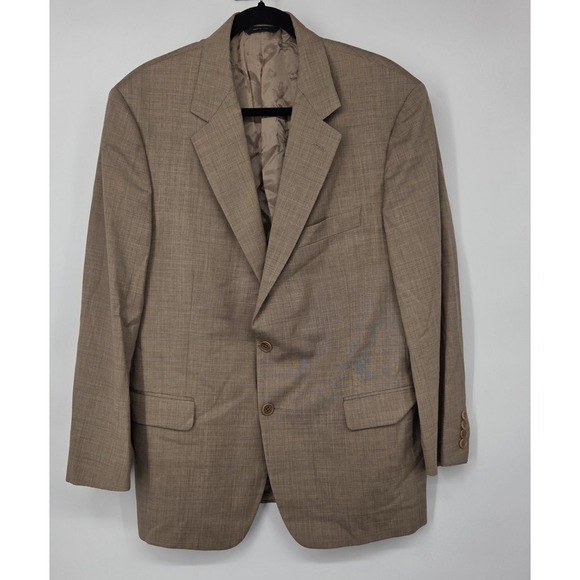 Brooks Brothers 1818 Madison Blazer‎ Loro Piana Italy 100% Wool 43S Brown EUC